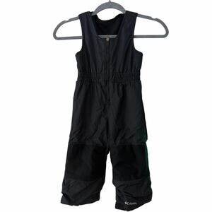 Columbia black bib youth kids size 3 in excellent condition